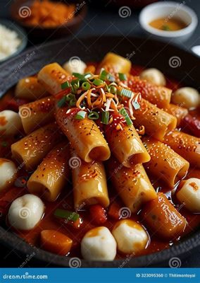  Ddeokbokki - Pikantnie Słodkie Cudownstwo z Ulic Daegu!